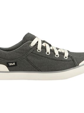 Black Canvas Sneakers w White Soles Low-key, casual shoe for days sp